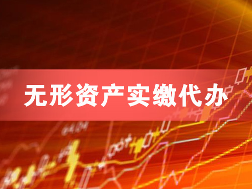 巢湖无形资产实缴资本代办